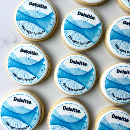100 Round Logo Sugar Cookies